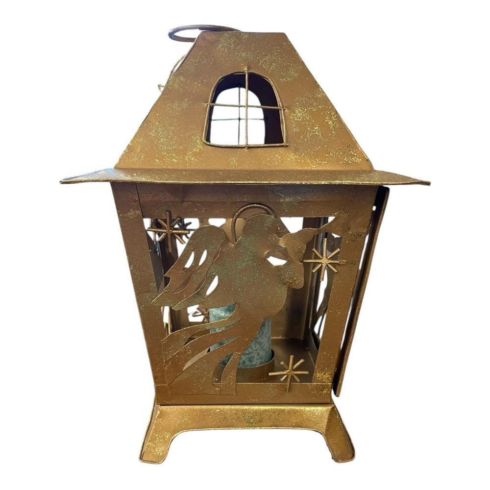 NCE Golden Elegance 9" Christmas Lantern - Picture 4 of 8